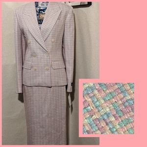 HAWKSLEY & WIGHT TAILORED 2PC TWEED SKIRT NWT